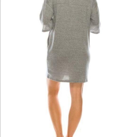 Sandy Grey Knit Dress S- XL - Picture 4 of 6